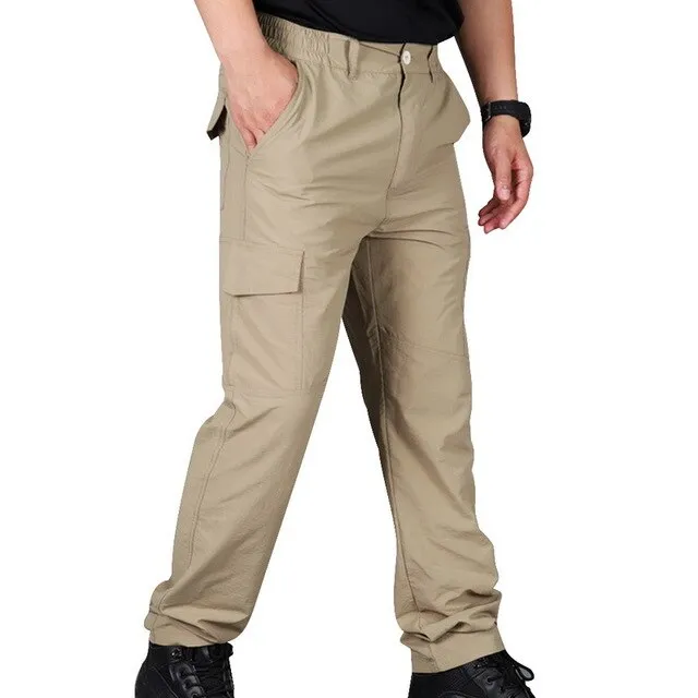 2021 Men Cargo Pant Men Multi-Pocket Overall Male Combat Trousers Casual Tooling Pants Army Green Cargo Pants Men Size S-4XL