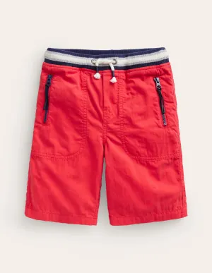 Adventure Shorts-Poppy Red