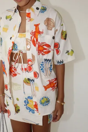 algarve blouse - cream