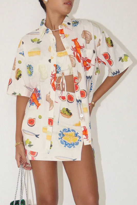 algarve blouse - cream