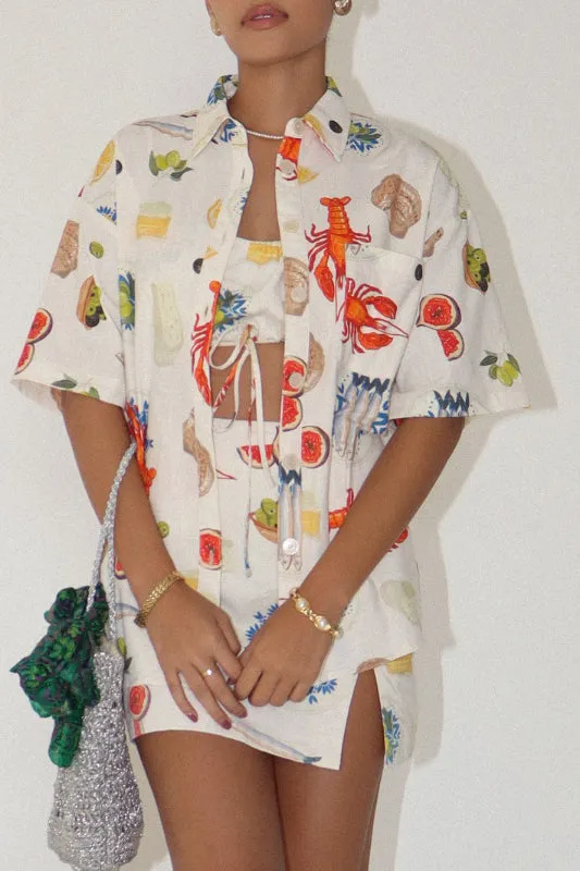 algarve blouse - cream