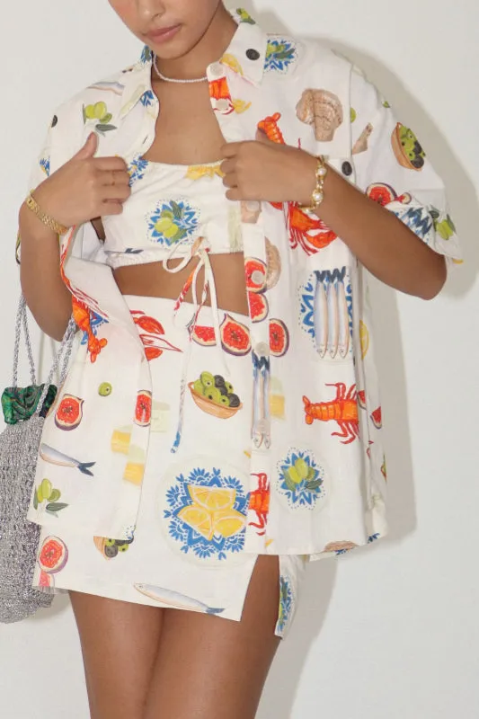 algarve blouse - cream