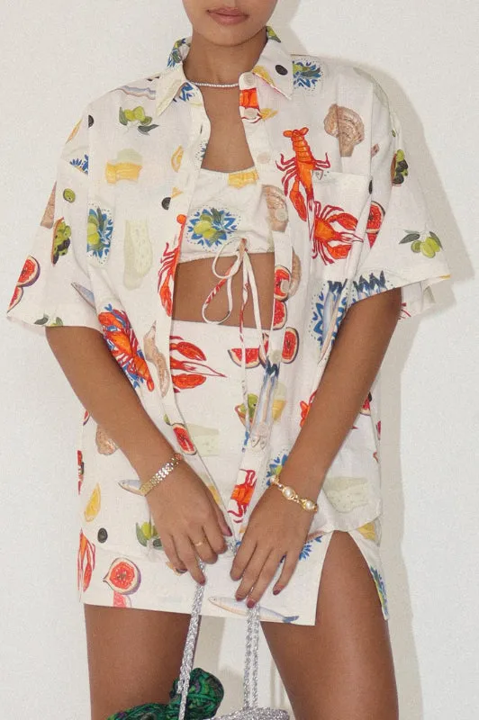 algarve blouse - cream