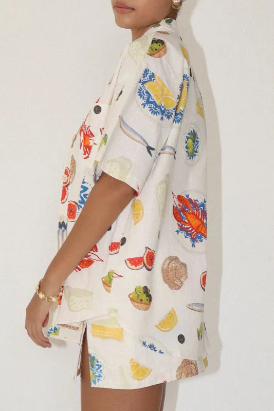 algarve blouse - cream