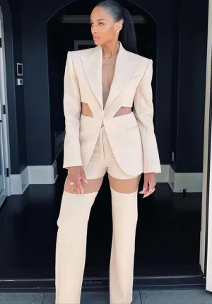 Amanda Blazer Pants Set