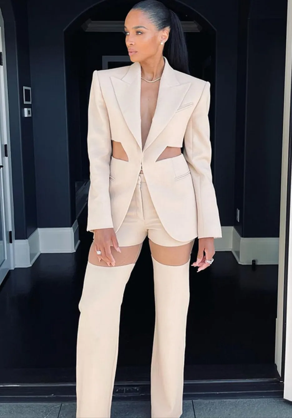 Amanda Blazer Pants Set