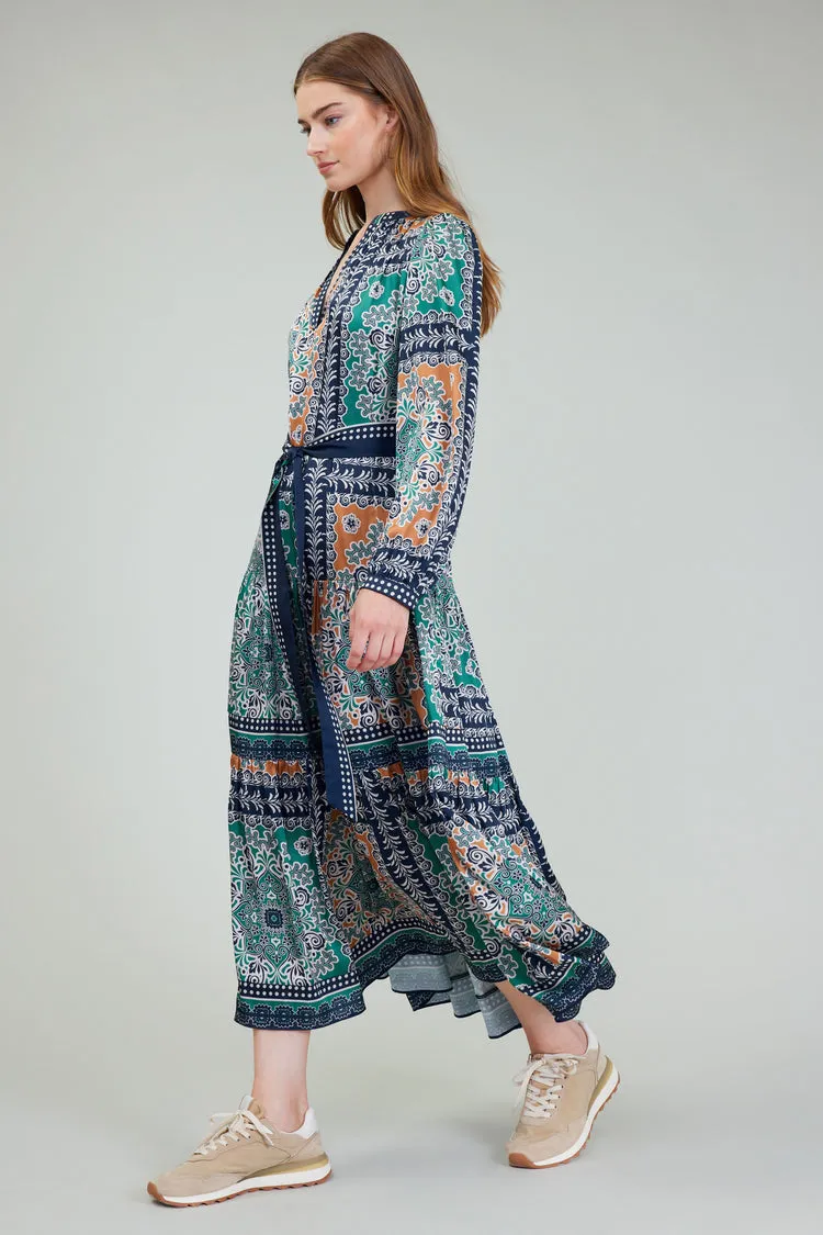 Annabella Abstract Midi Dress