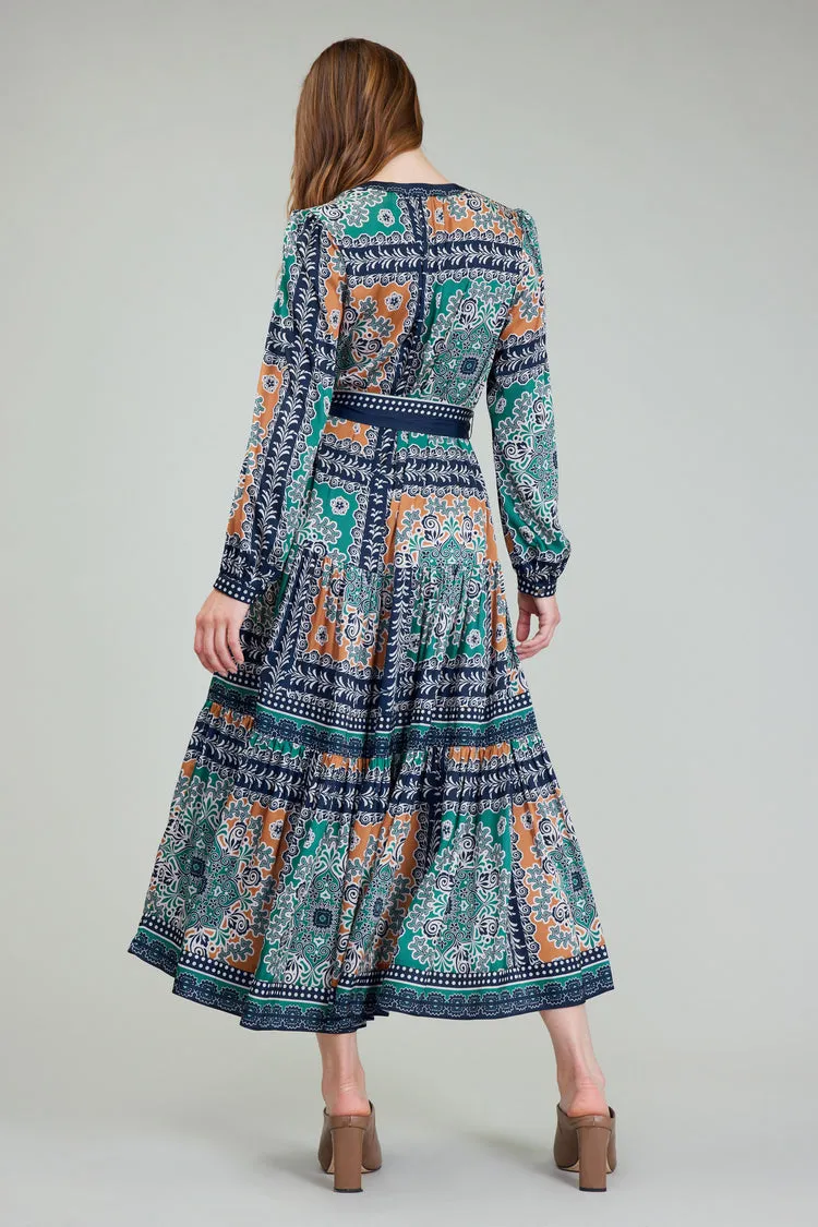 Annabella Abstract Midi Dress
