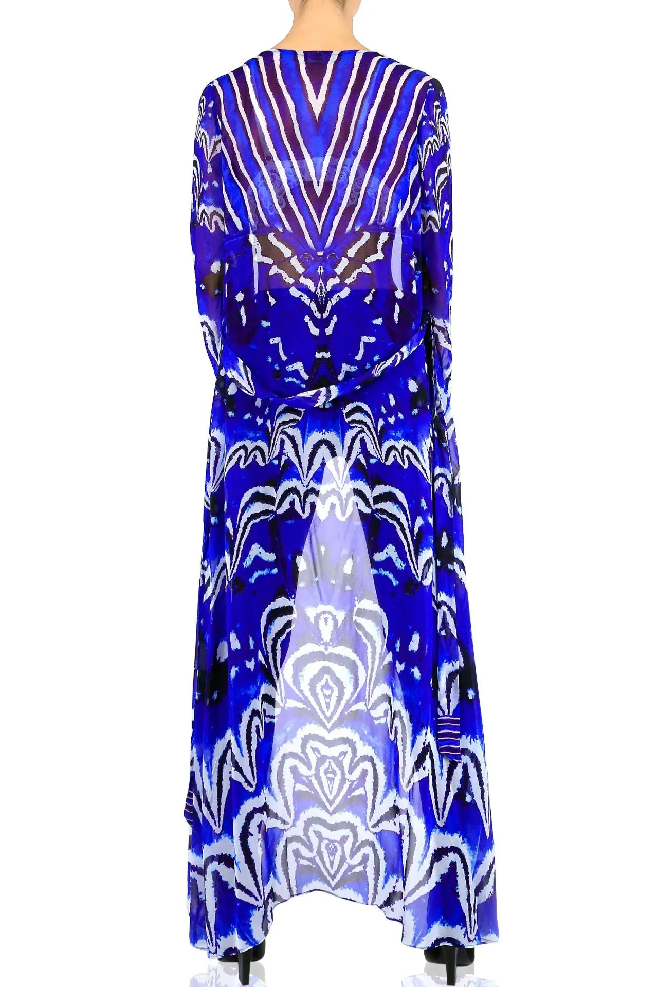 Annabella Butterfly Print Swimsuits And Cover Ups