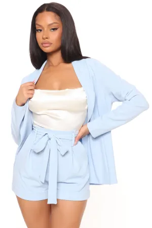 At Your Best Short Set - Blue