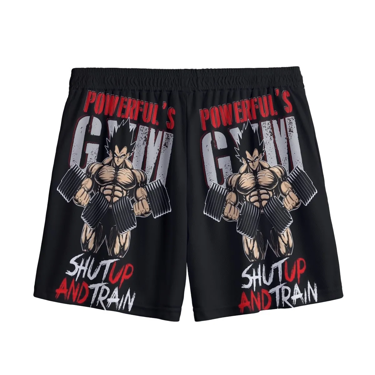 Awesome Training To Beat Goku Mesh Shorts