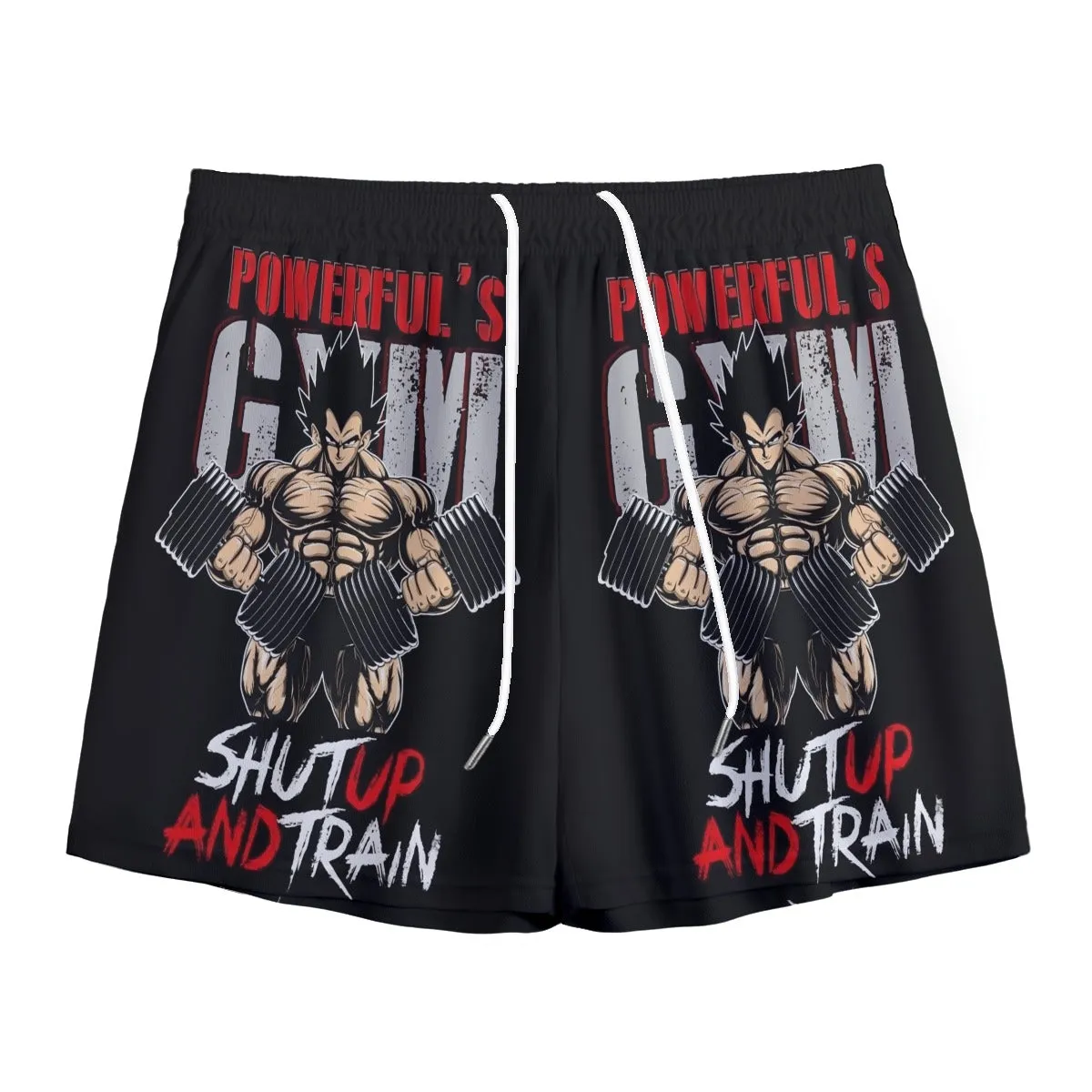 Awesome Training To Beat Goku Mesh Shorts