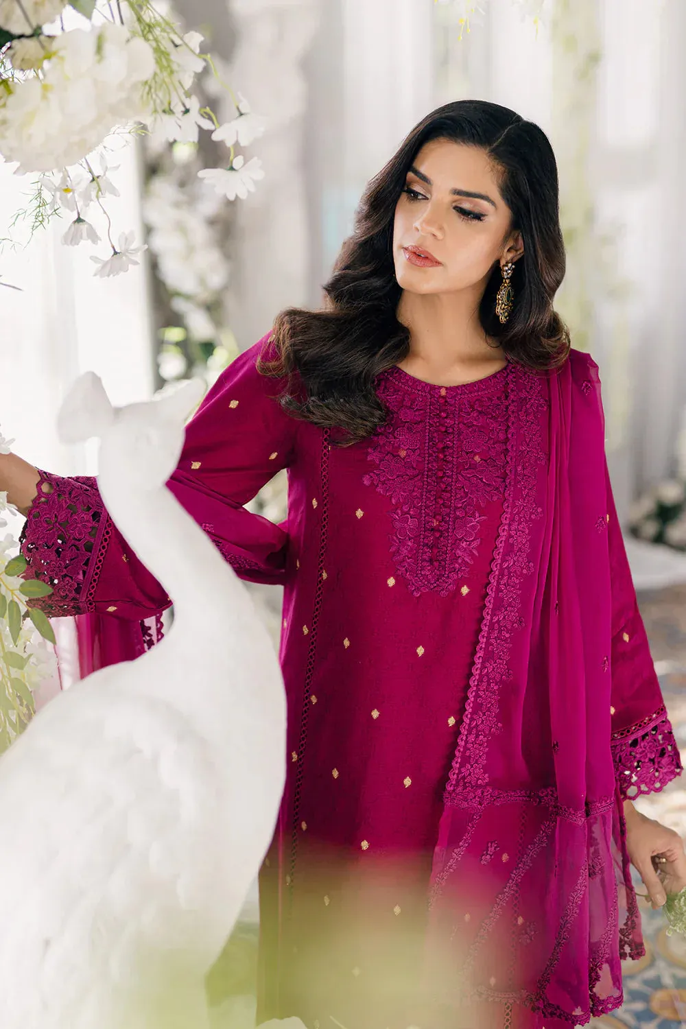 Azure | Ensembles Embroidered Formals | Petunia Plum