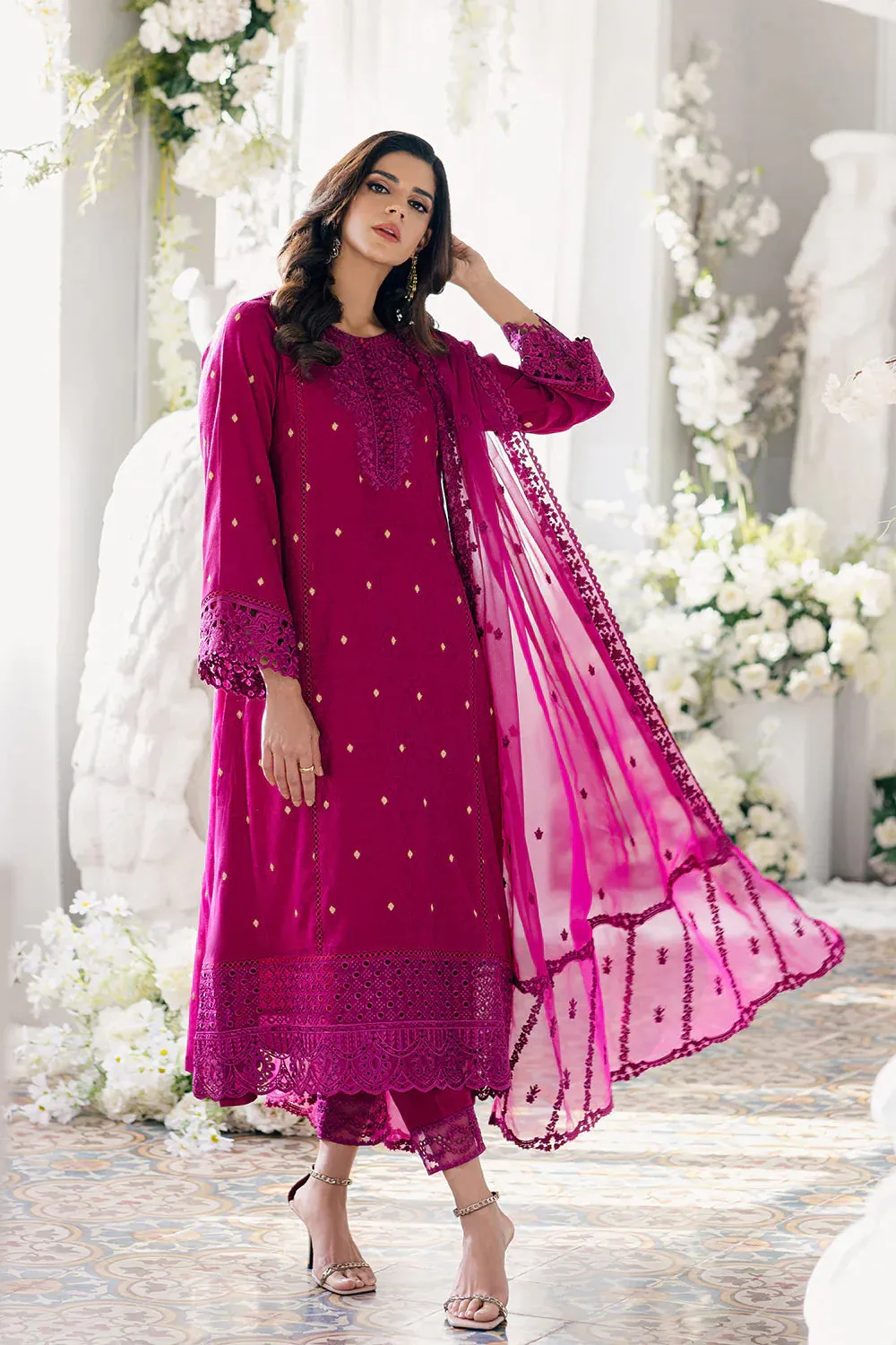 Azure | Ensembles Embroidered Formals | Petunia Plum