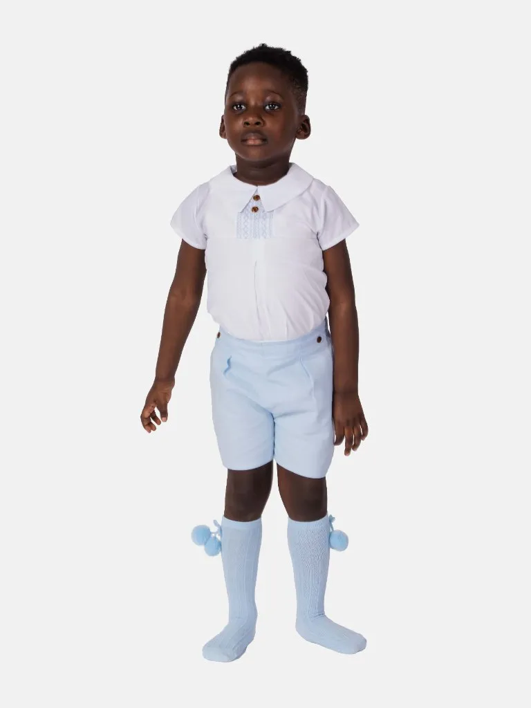 Baby Boy Diego Collection Spanish 2-Piece Set-Baby Blue