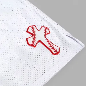 Baseball Cross Patch Shorts - 7"