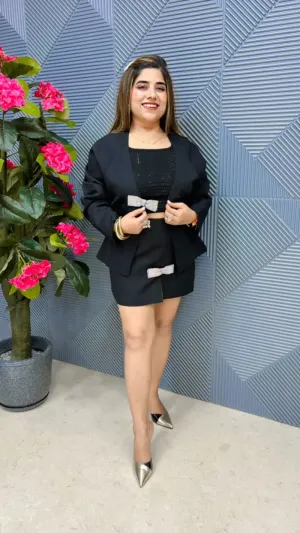 Beautiful Bow skirt and Blazer GGR510