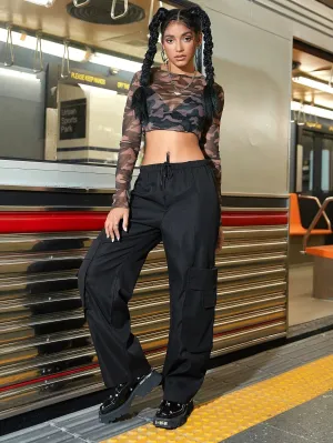 Big Flap Pockets Cargo Pants