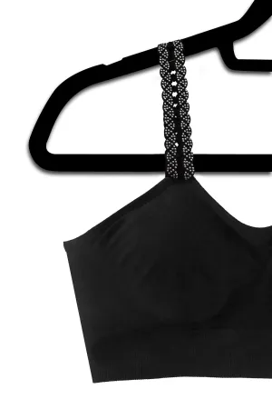 Black Bra, Loop Silver Studs