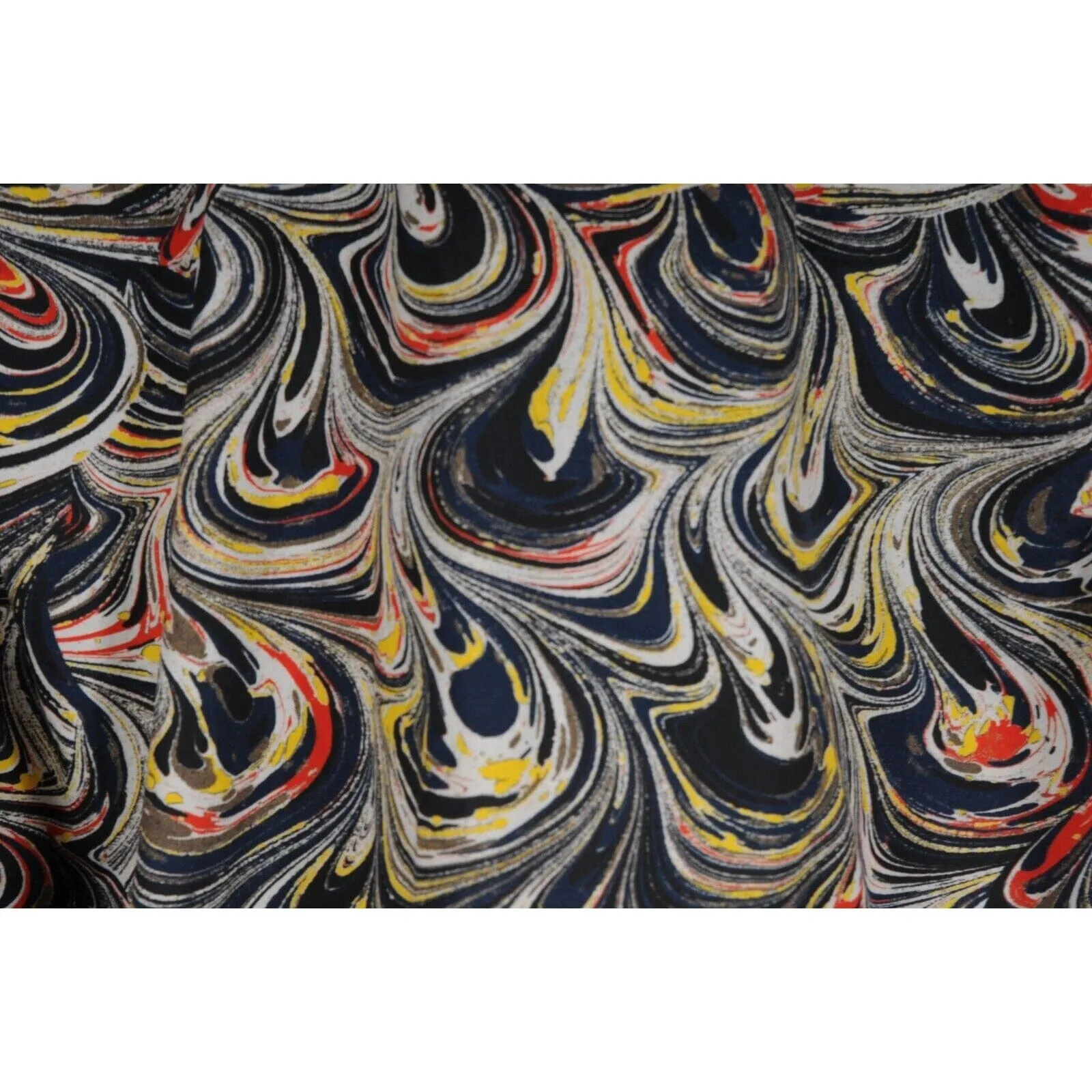 Black Tan Mosaic Abstract Painting Button Down Shirt