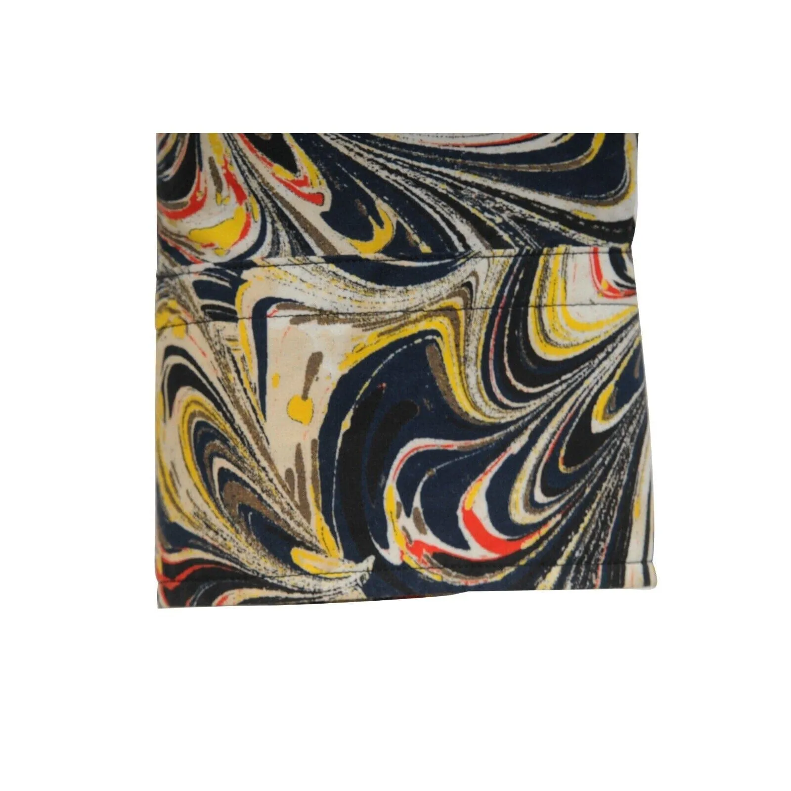Black Tan Mosaic Abstract Painting Button Down Shirt