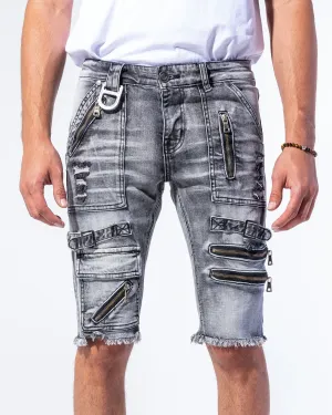 BLAINE SHORTS BLACK WASH
