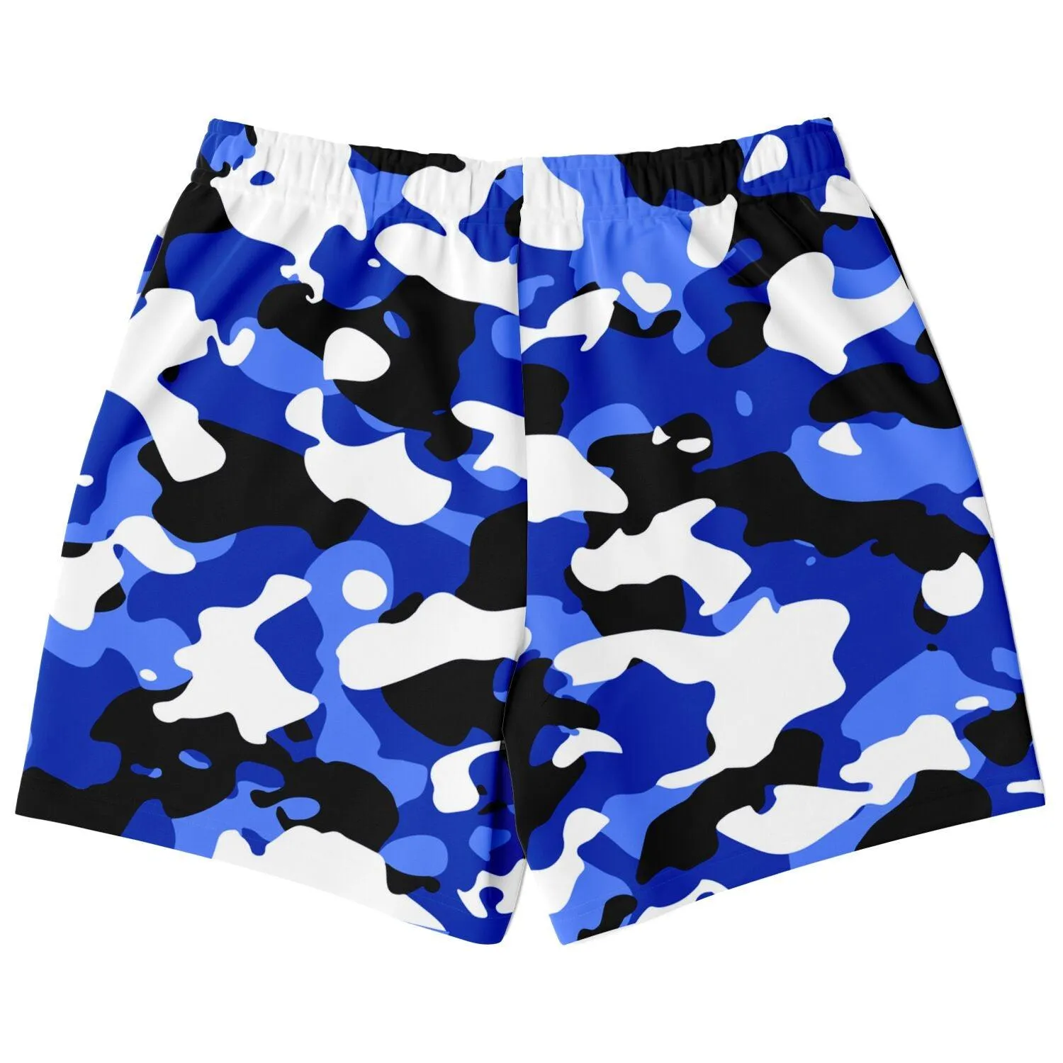 Blue Camo Athletic Shorts