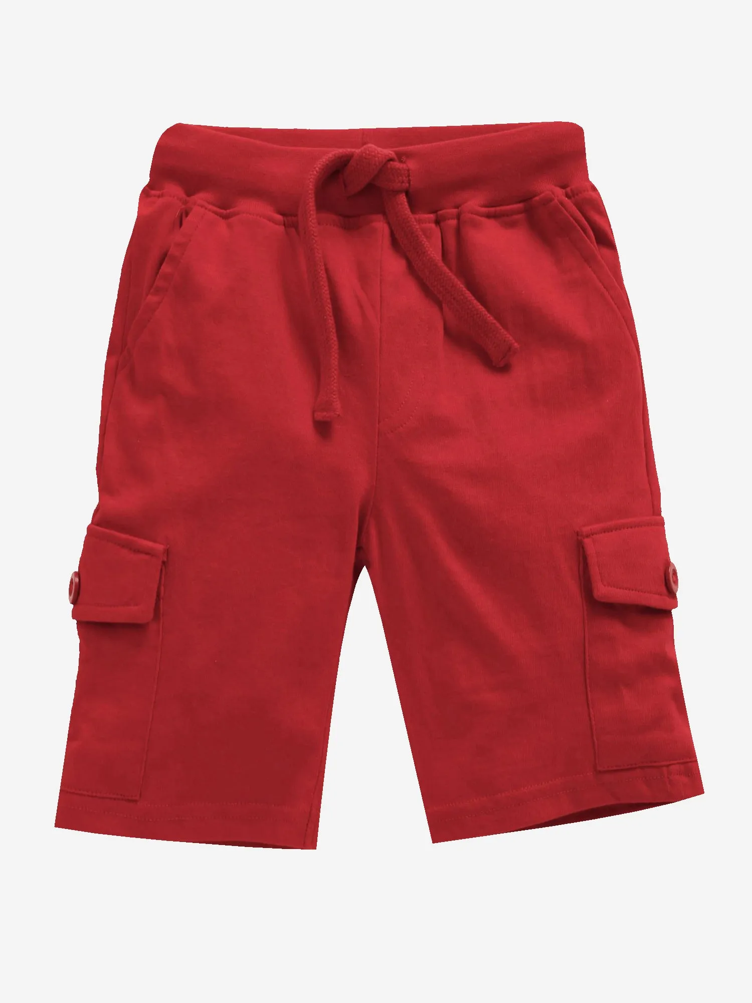 Boys AOP Polo Tee & Solid Knit Cargo Short Set