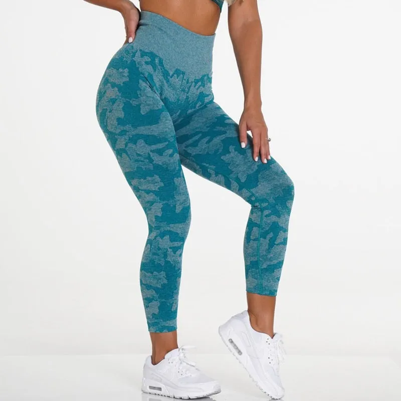 Camo High Waist Yoga Leggings