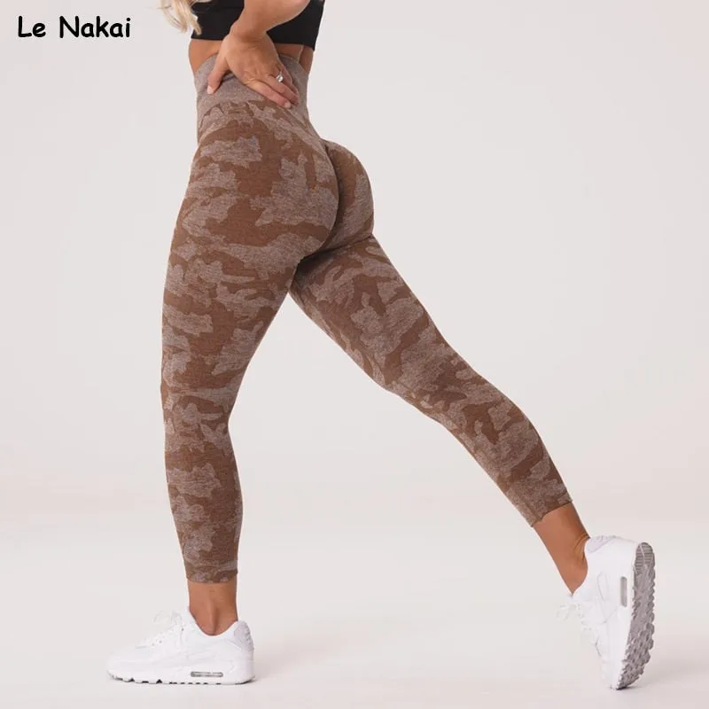 Camo High Waist Yoga Leggings