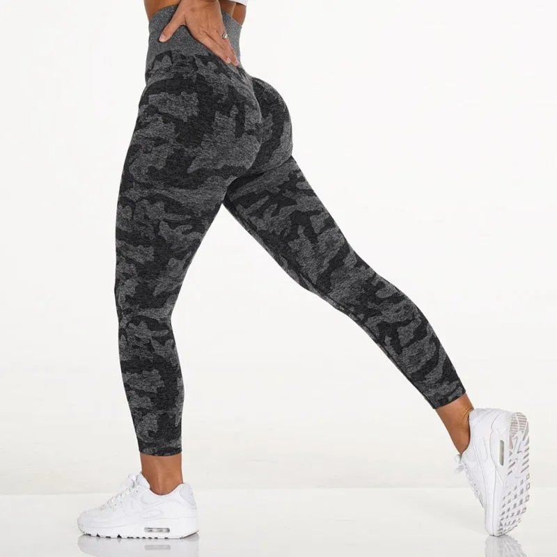 Camo High Waist Yoga Leggings