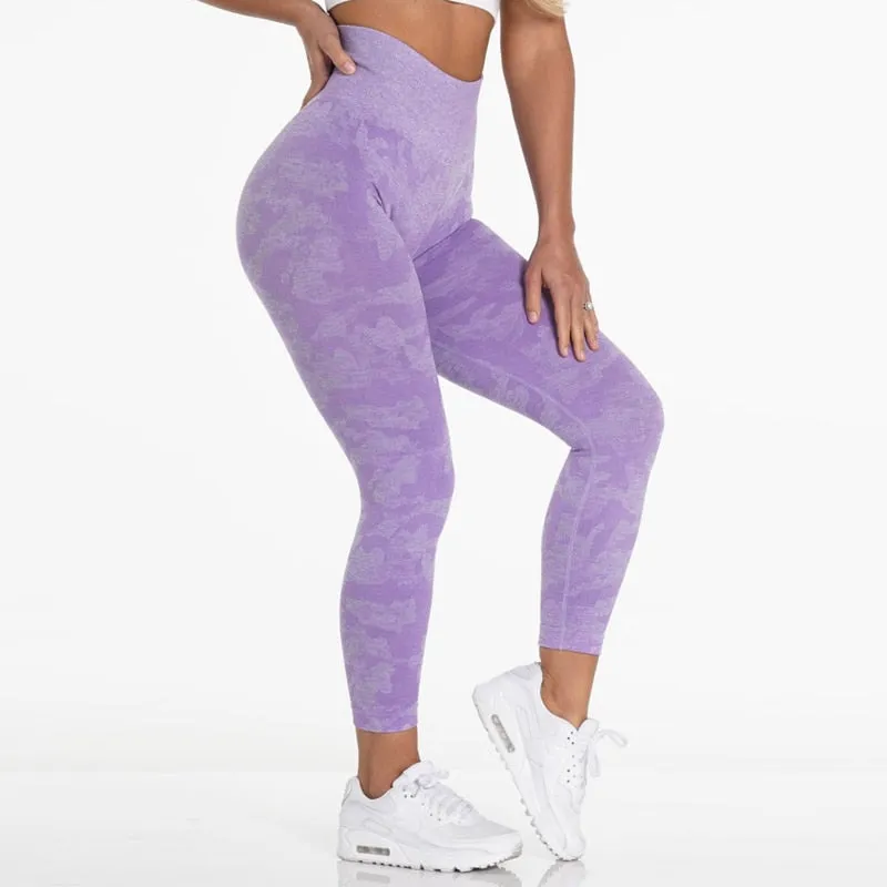 Camo High Waist Yoga Leggings