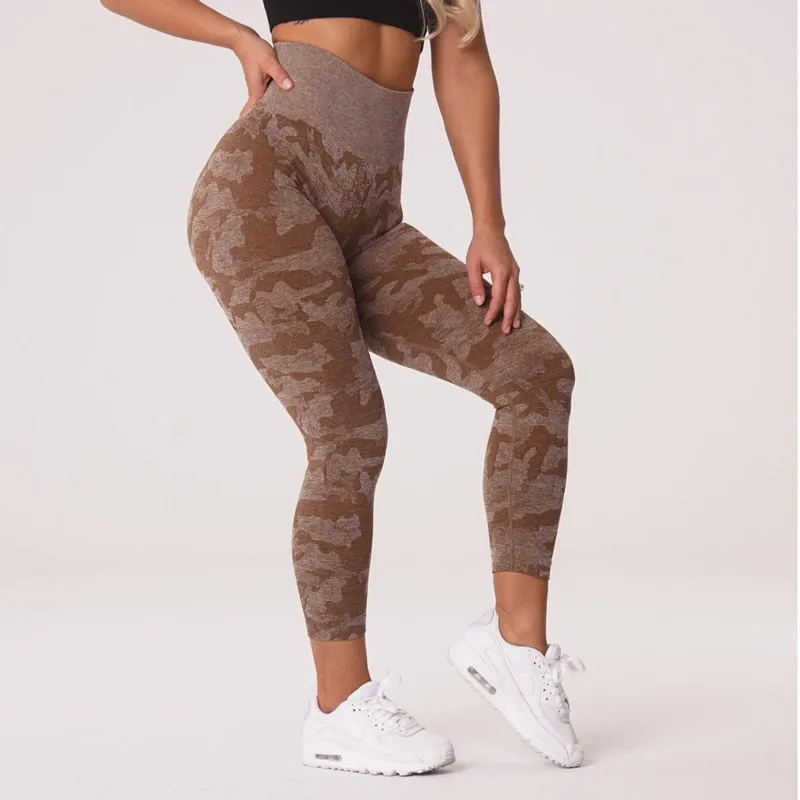 Camo High Waist Yoga Leggings