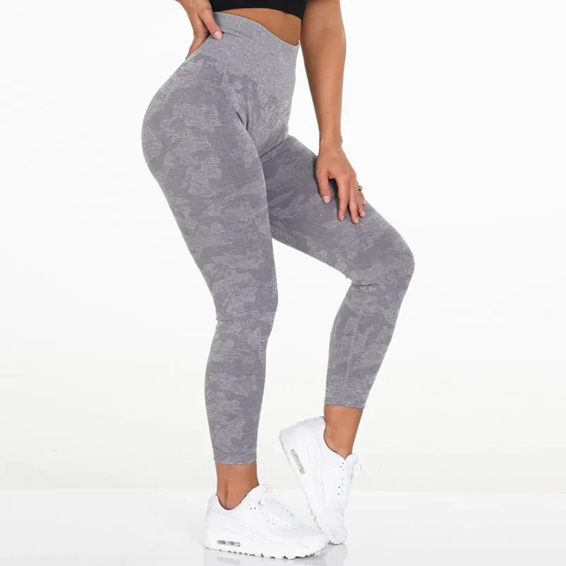 Camo High Waist Yoga Leggings