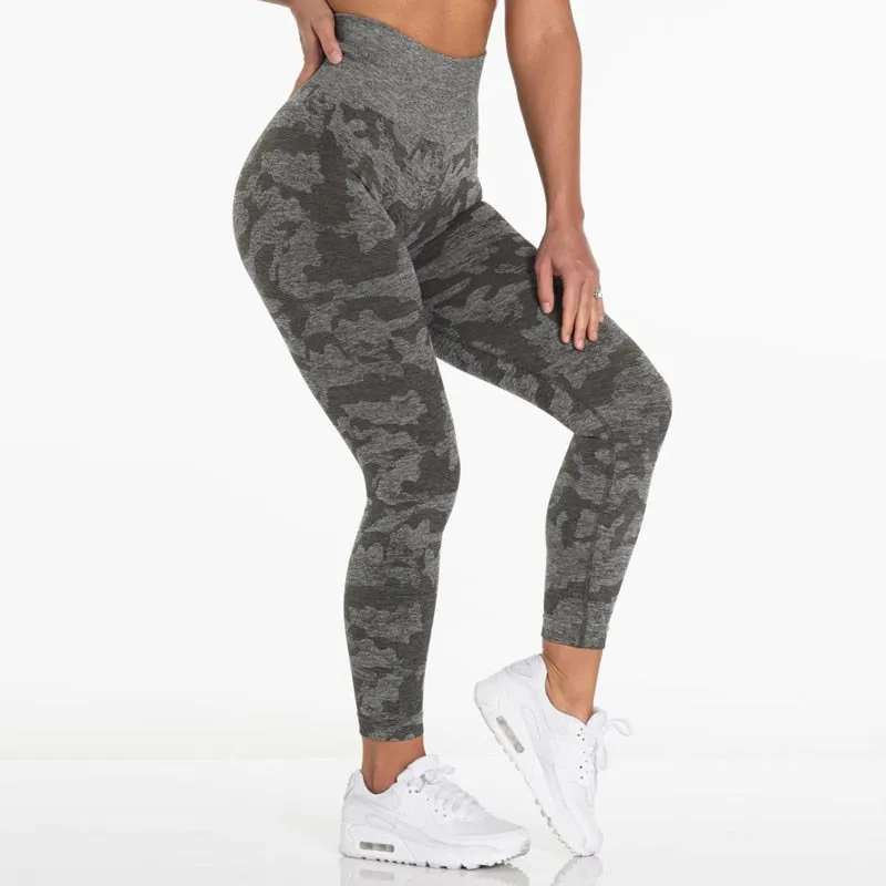Camo High Waist Yoga Leggings