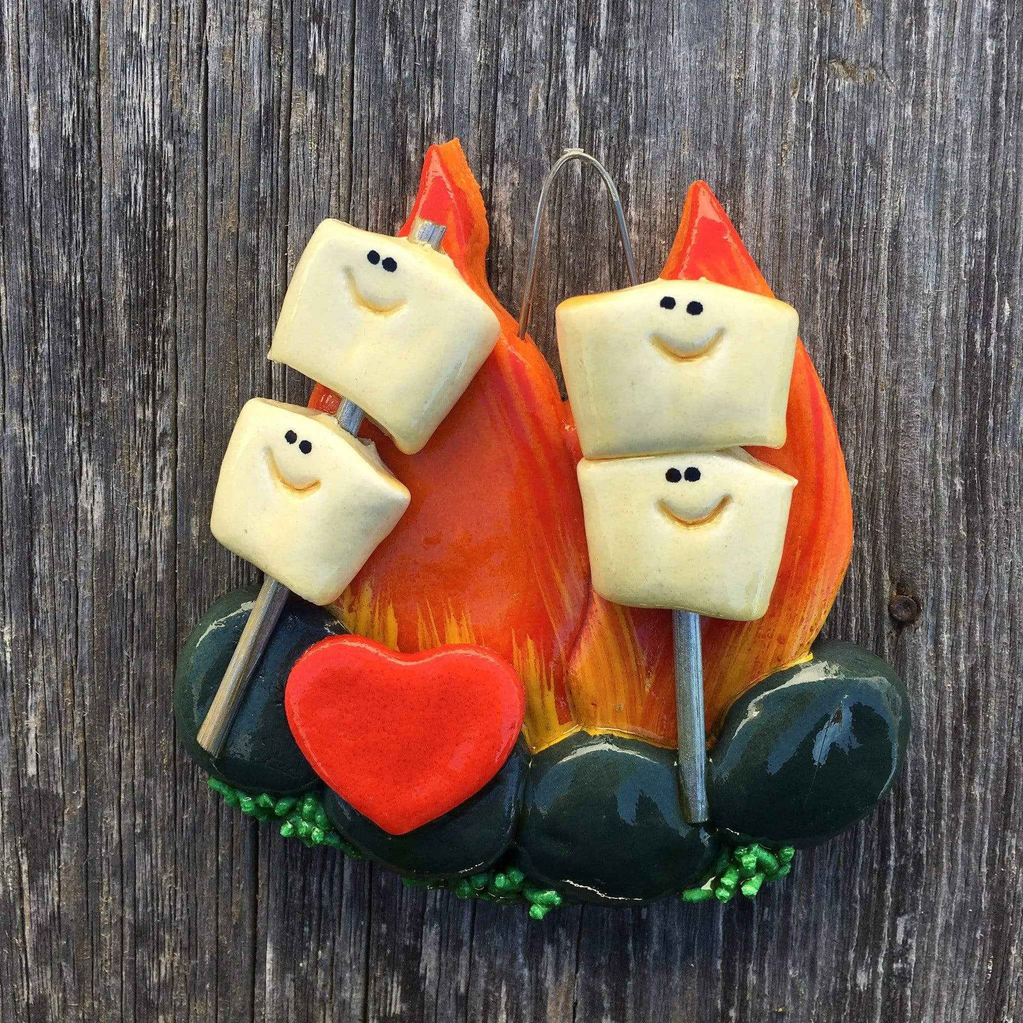 Campfire Christmas Ornament