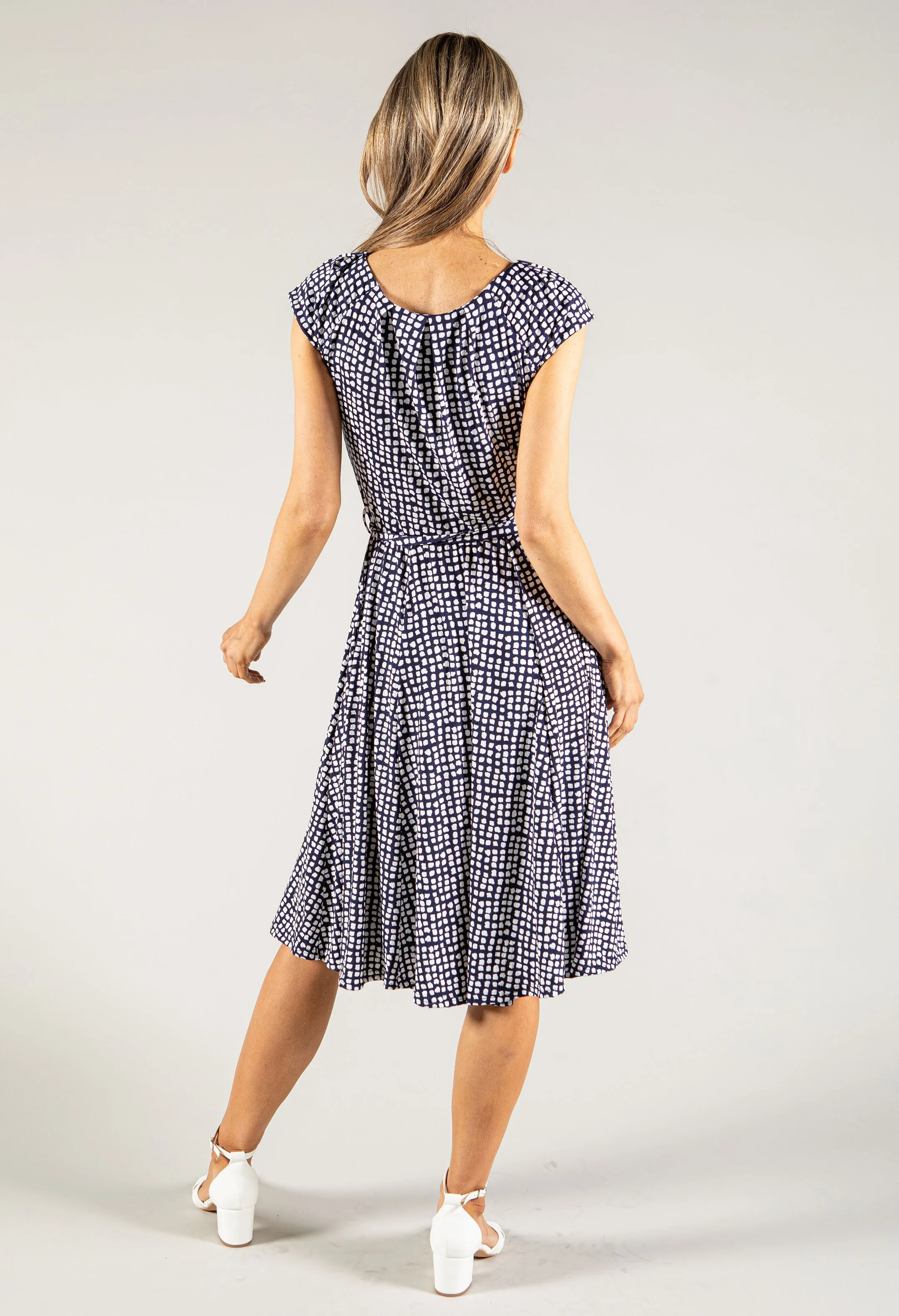 Cap Sleeve Midi Dress