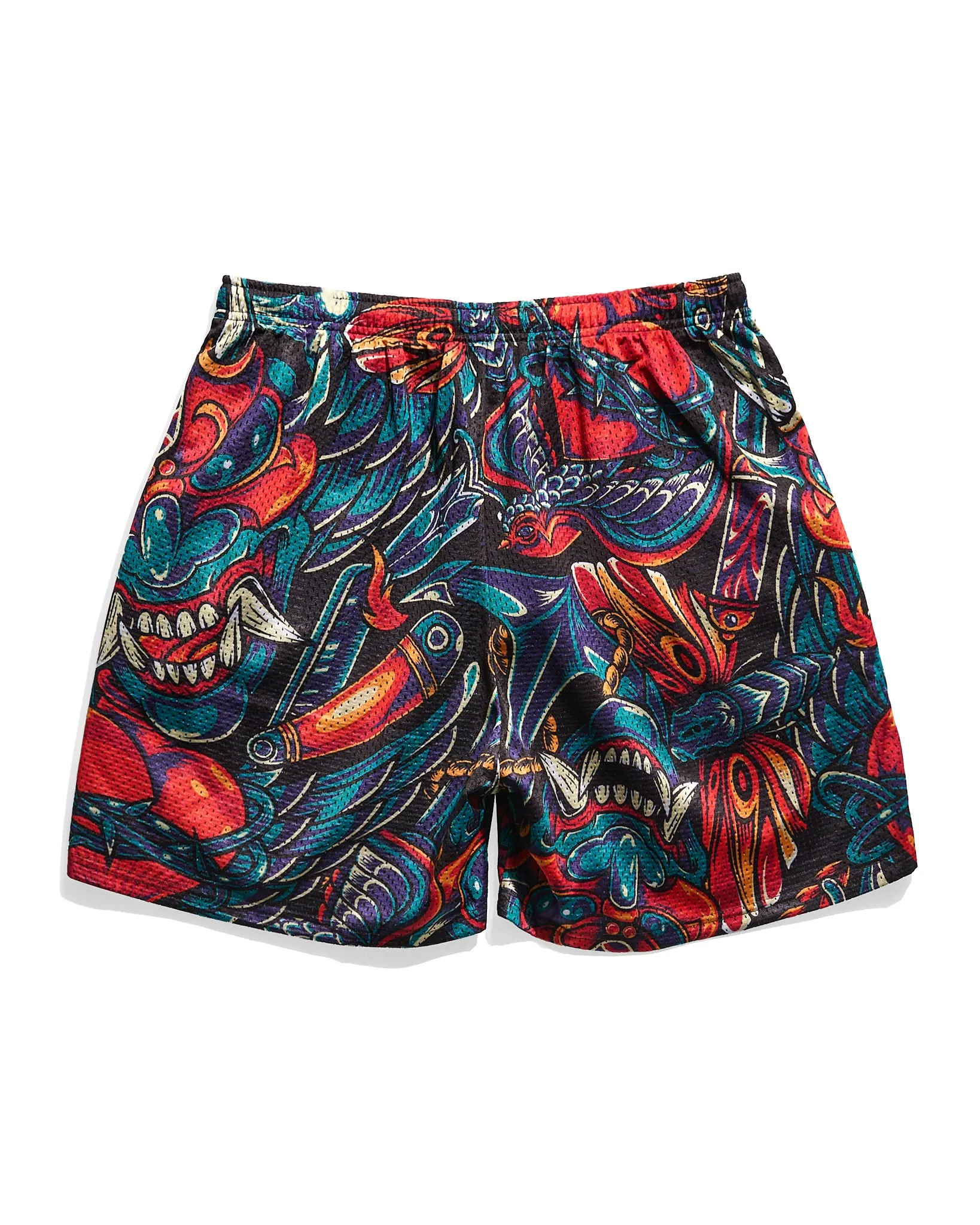 Chalk Line Demon AOP Retro Shorts