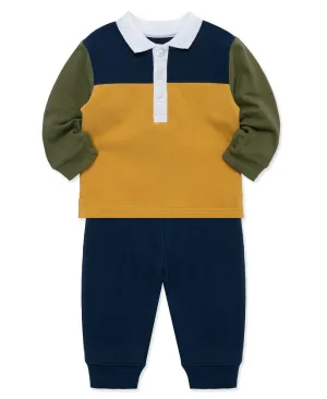 Colorblock Polo Set (2T-4T)