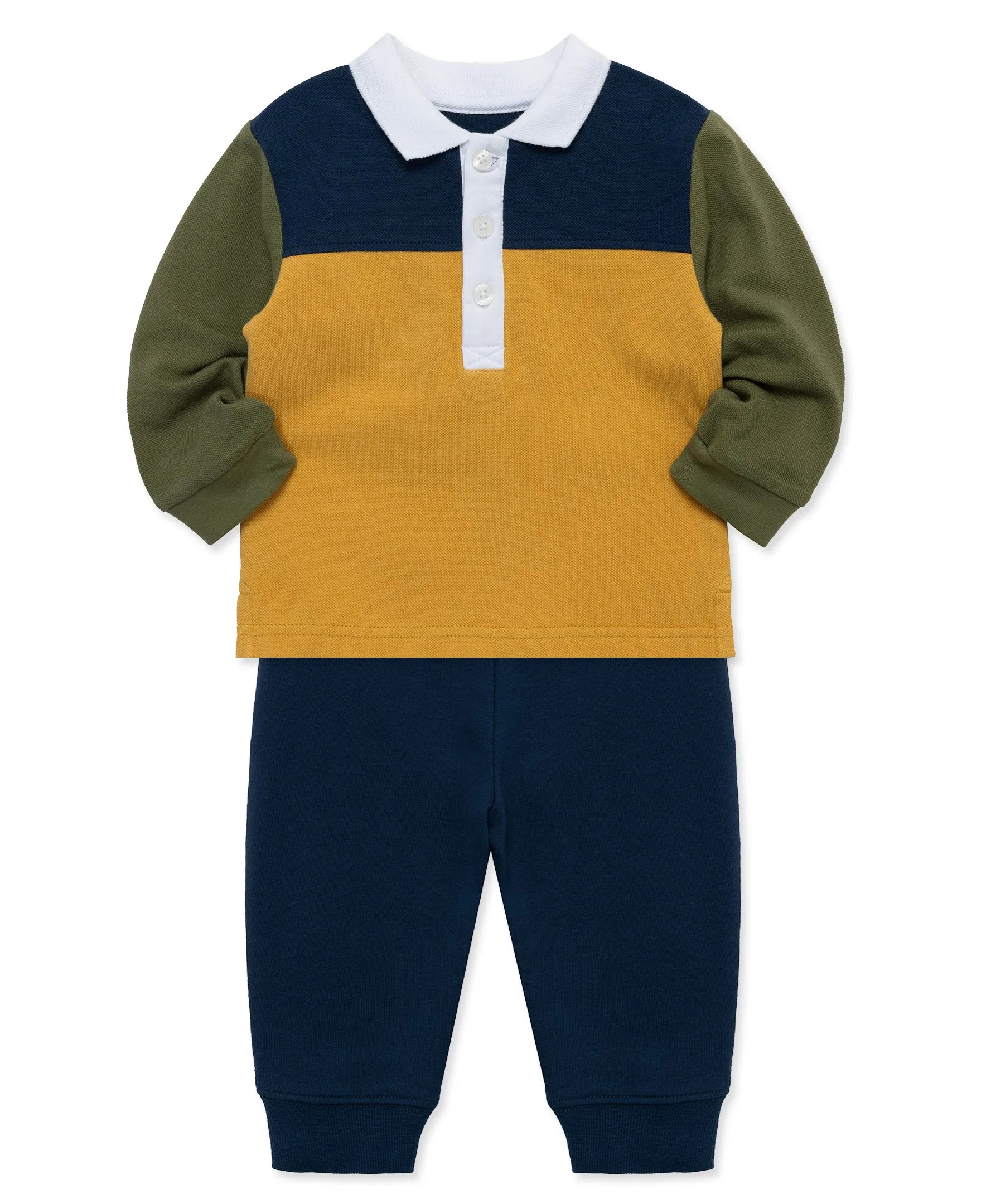 Colorblock Polo Set (2T-4T)