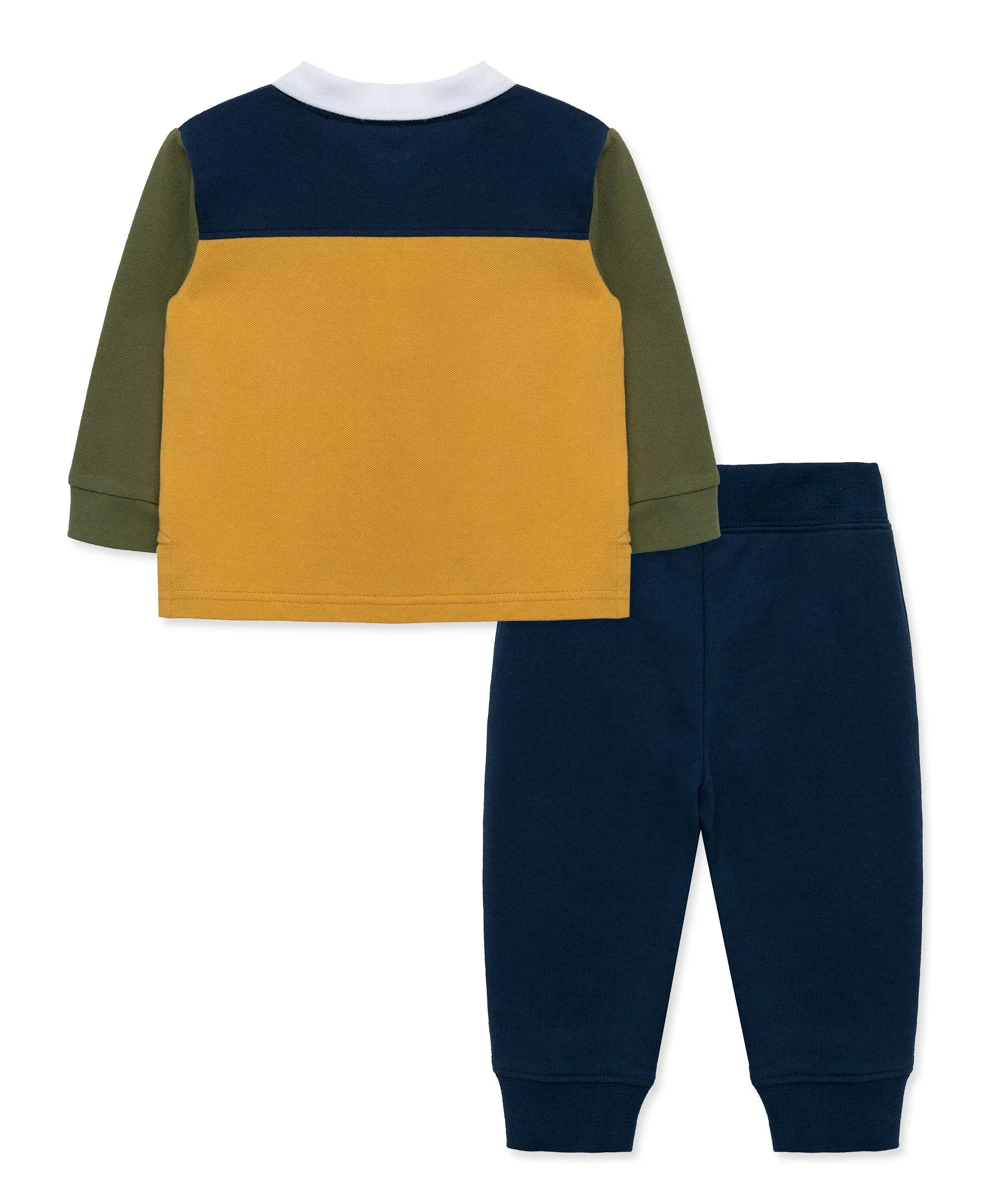 Colorblock Polo Set (2T-4T)