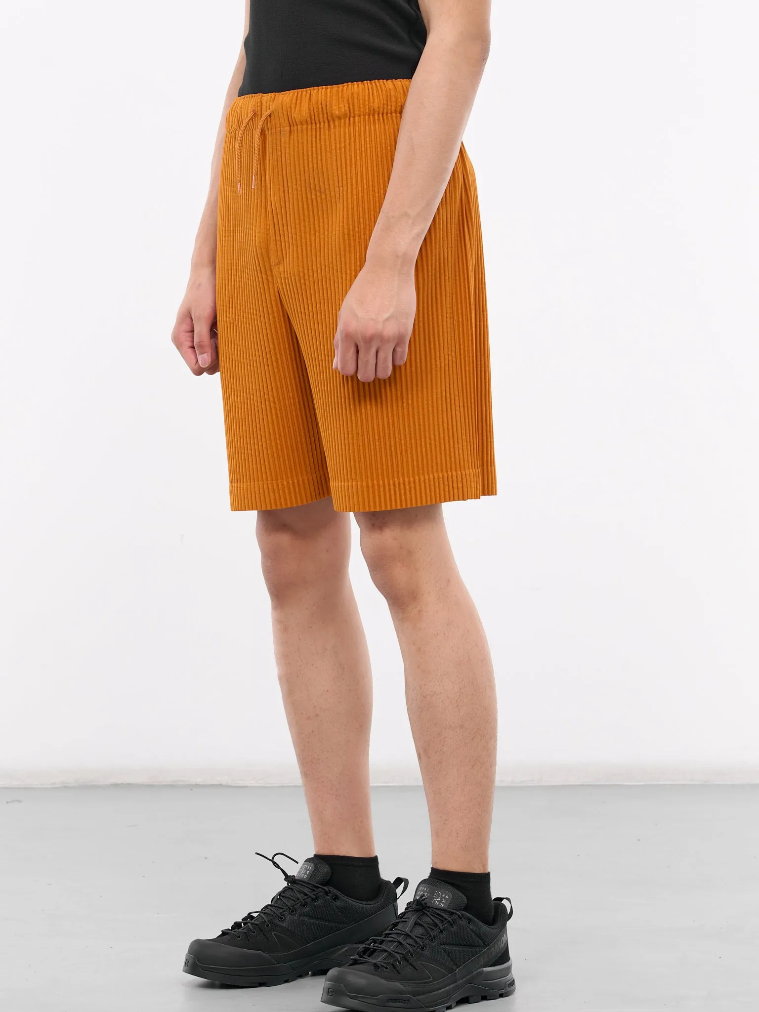 Colorful Pleats Shorts (HP46JF140-FLAME-ORANGE)