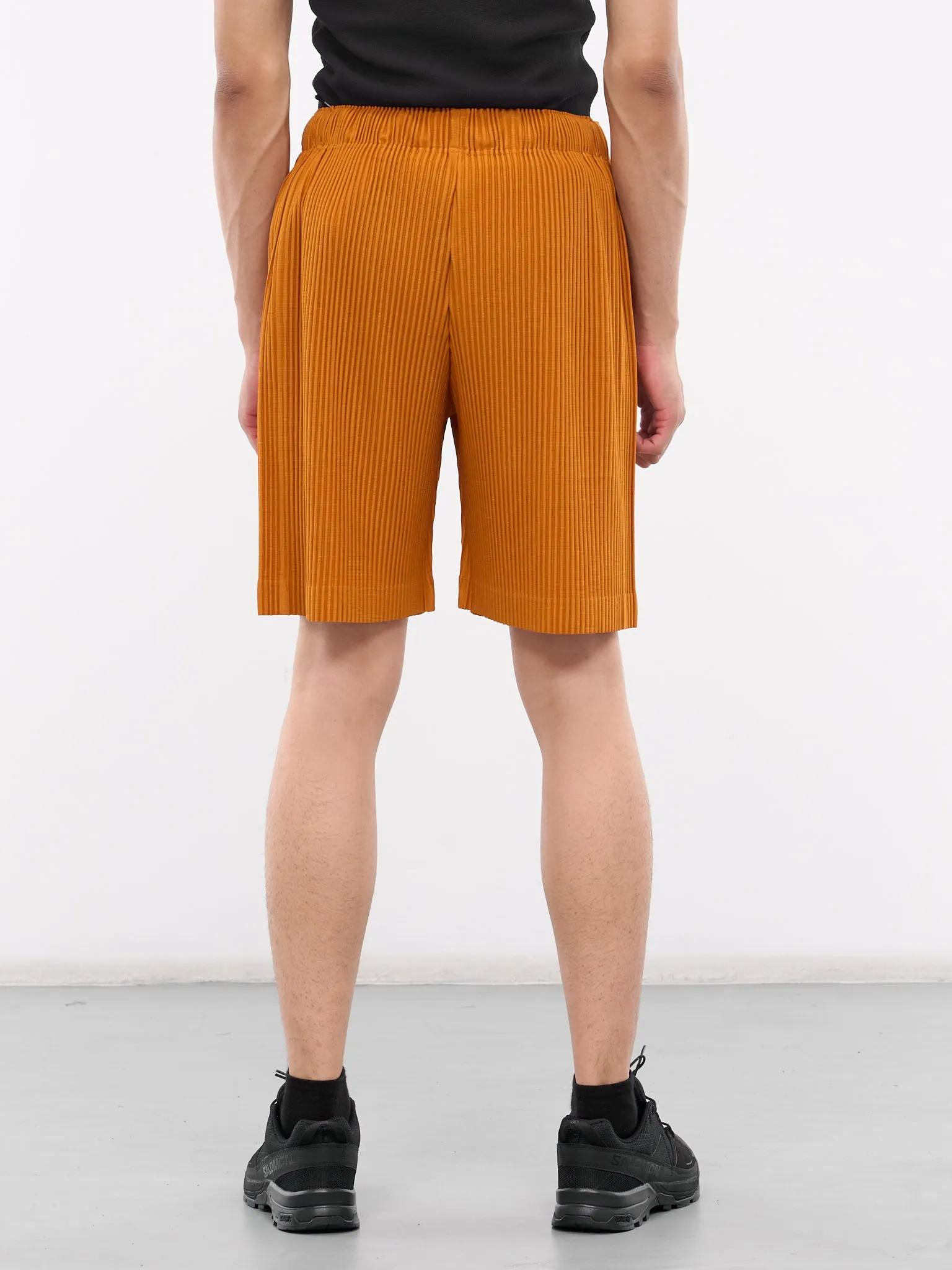 Colorful Pleats Shorts (HP46JF140-FLAME-ORANGE)