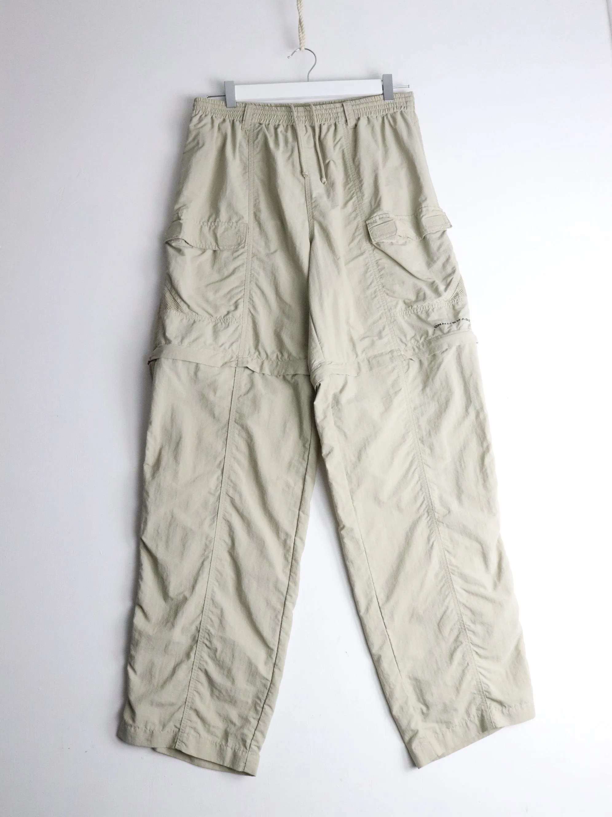 Columbia Pants Mens 32 x 32 Beige Convertible Fishing
