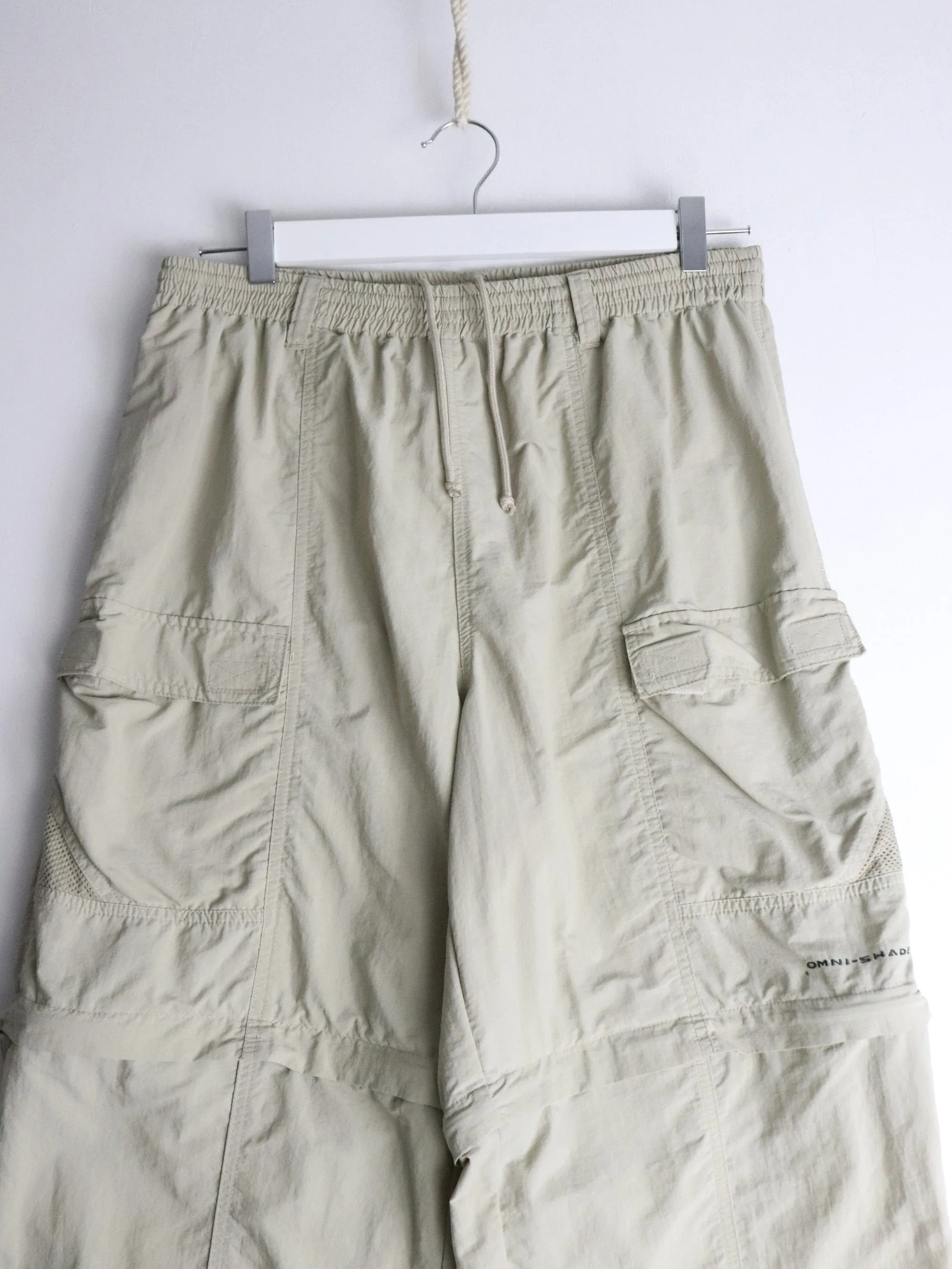 Columbia Pants Mens 32 x 32 Beige Convertible Fishing