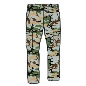 Cookies Blue Stripe Vintage Camo Cargo Pants