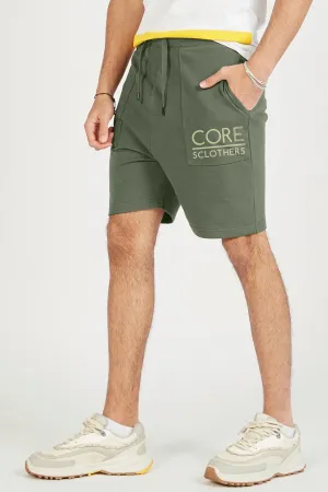 Core Olive Shorts - P22 - MSH024R