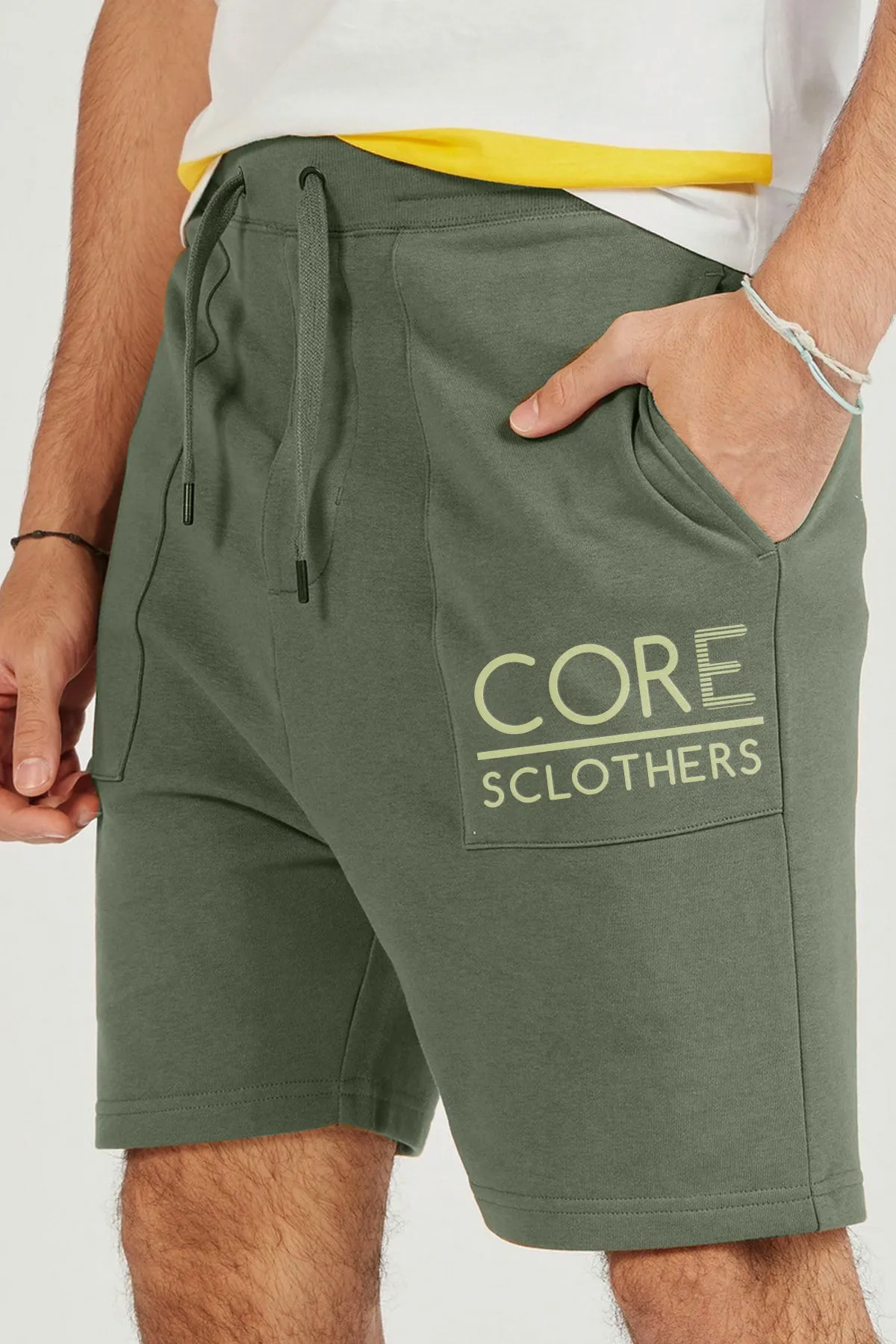 Core Olive Shorts - P22 - MSH024R
