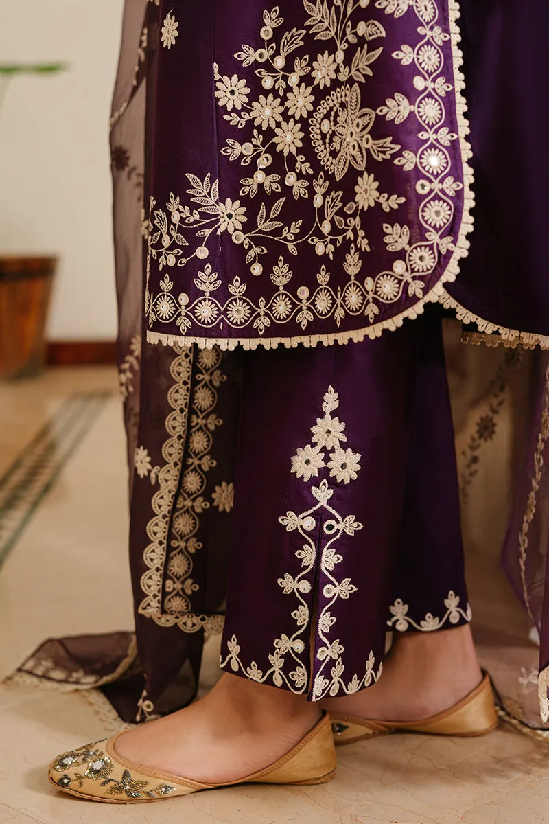 Cross Stitch | Eid Lawn 24 | PLUM GRAIN