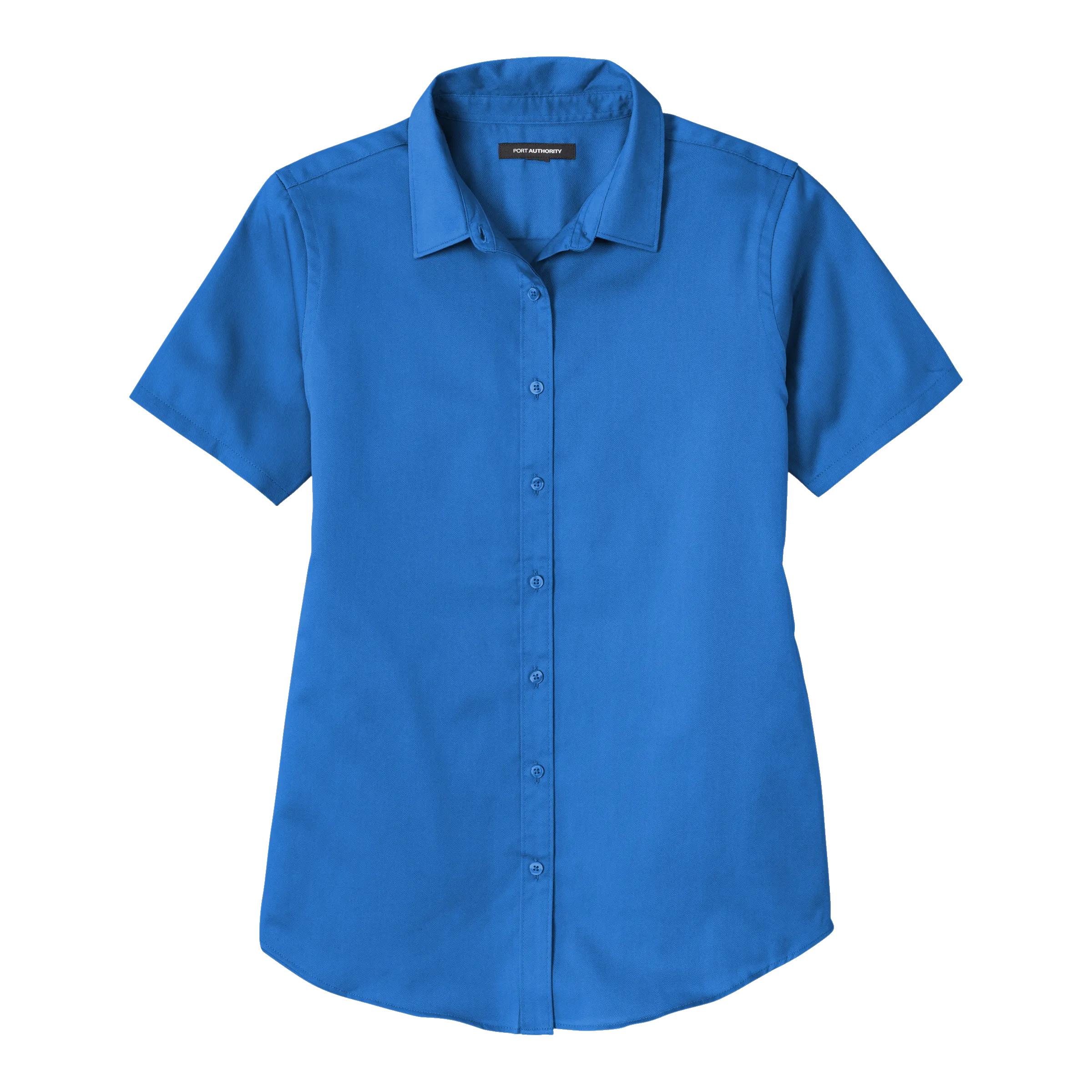 D2105W Ladies Short Sleeve SuperPro React Twill Shirt
